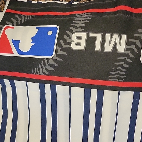 2006 Dan River YANKEES Twin Sheet Set 2-bottom 2-pillow shams - Picture 5 of 6